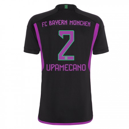 Camisolas FC Bayern de Munique Upamecano 2 2º Equipamento Alternativa 2023-24 Manga Curta